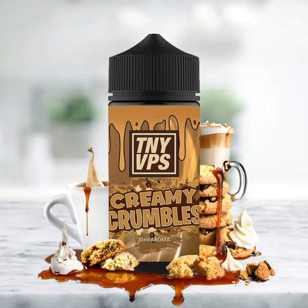 Tony Vapes Longfill - Creamy Crumbles - 10ml in 100ml Flasche STEUERWARE