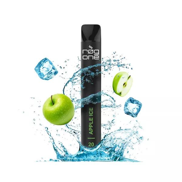rog one Apple Ice 20mg Einweg E-Zigarette STEUERWARE