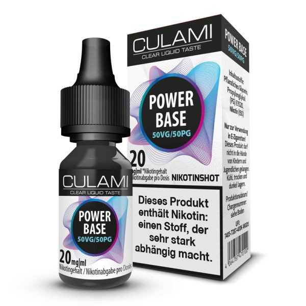 CULAMI Nikotin Shot 50PG/50VG 20 mg/ml STEUERWARE Culami