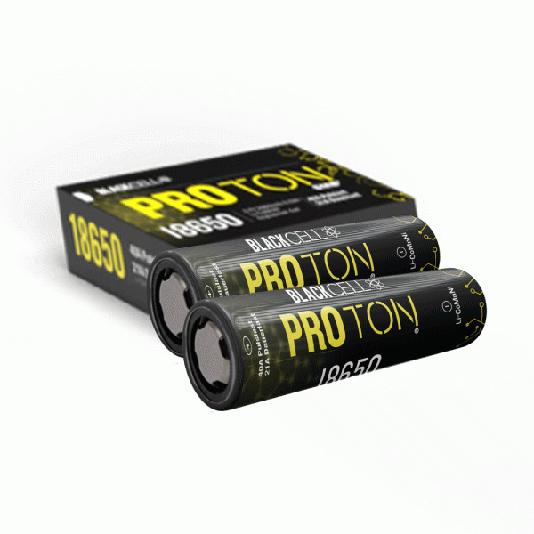Blackcell 18650 Proton 3000 mAh Doppelpack