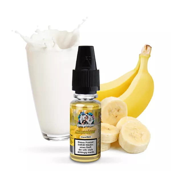 Dampfdidas Bananidas 10ml Nic Salt 10mg STEUERWARE