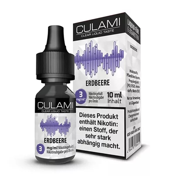 CULAMI Erdbeere 3mg 10ml Liquid STEUERWARE
