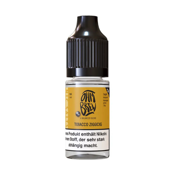 Ohm Brew Tobacco Ziggicig Nikotinsalzliquid 3mg STEUERWARE