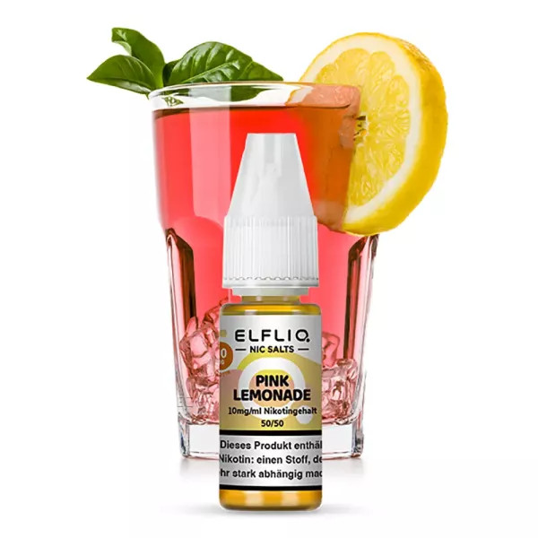 Elfliq by Elfbar Nikotinsalz - Pink Lemonade - Liquid 10mg 10ml - STEUERWARE