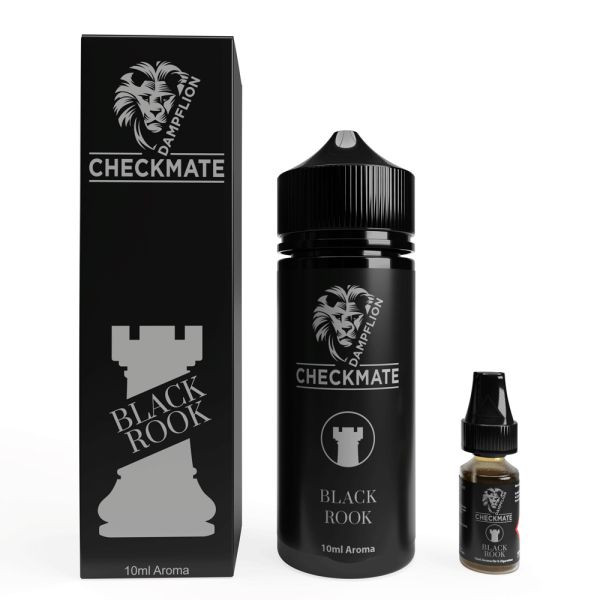 Dampflion Checkmate Black Rook Aroma 10ml in 120ml Flasche STEUERWARE