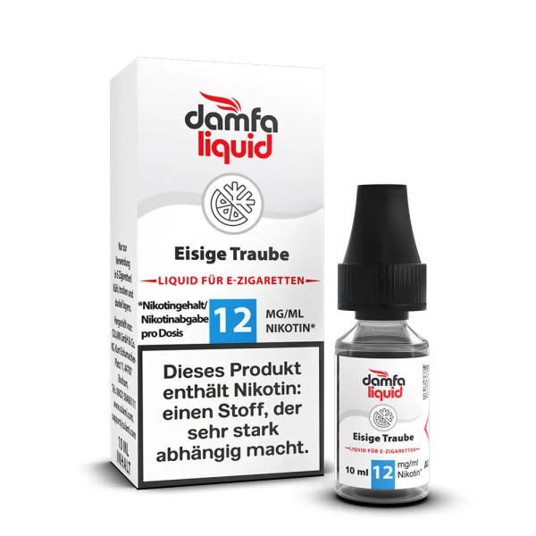 damfaliquid Eisige Traube 12mg 10ml STEUERWARE