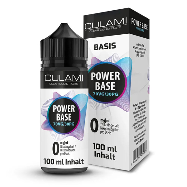 Culami Power Base - 70/30 - 0mg 100ml STEUERWARE