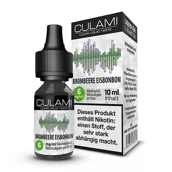 CULAMI Brombeere Eisbonbon 6mg 10ml Liquid STEUERWARE