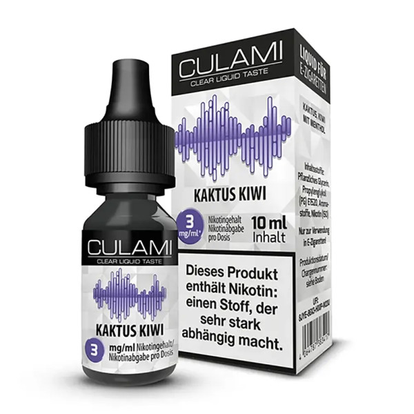 CULAMI Kaktus Kiwi 3mg 10ml Liquid STEUERWARE