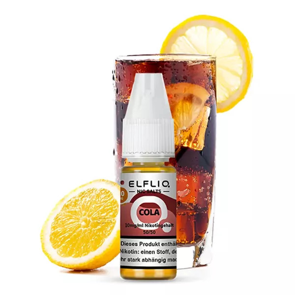 Elfliq by Elfbar Nikotinsalz - Cola - Liquid 10mg 10ml - STEUERWARE