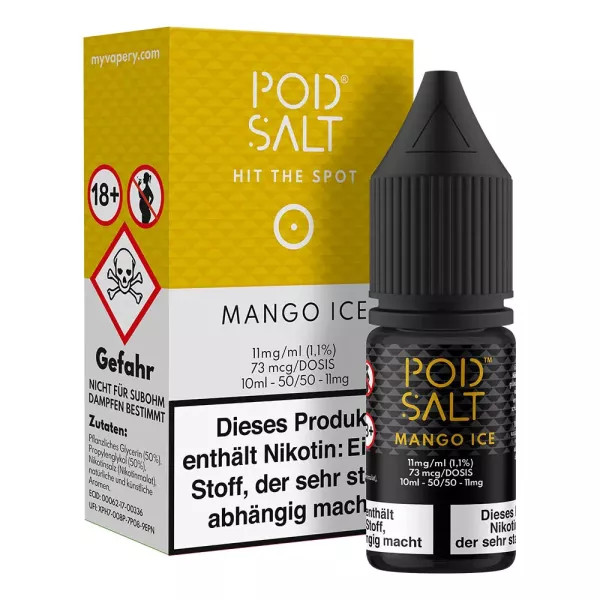 Pod Salt Core Mango Ice 10ml 11mg STEUERWARE