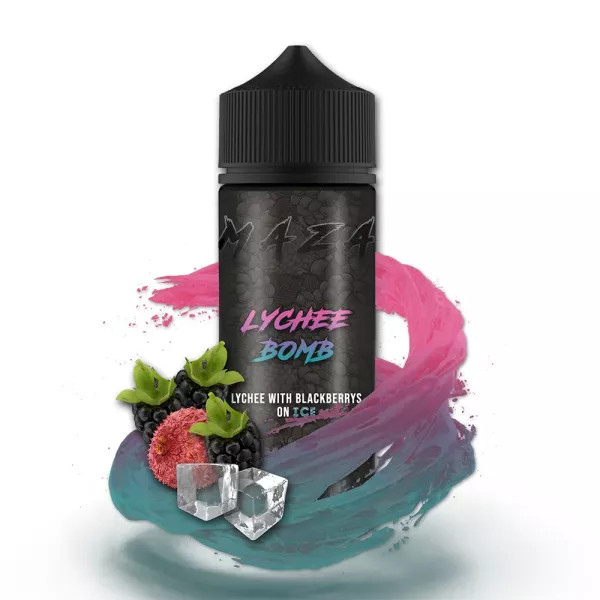 MaZa Lychee Bomb 10ml Aroma in 120ml Flasche STEUERWARE
