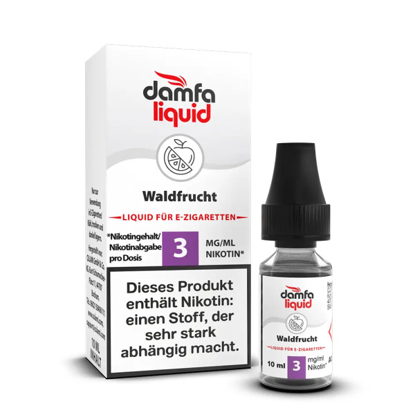 damfaliquid Waldfrucht 3mg 10ml STEUERWARE