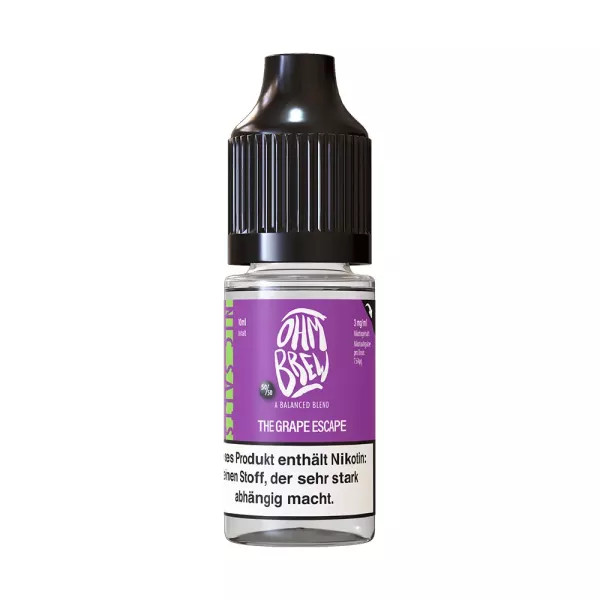 Ohm Brew The Grape Escape Nikotinsalzliquid 6mg STEUERWARE